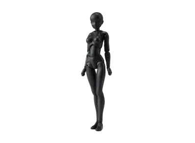 BANDAI "S.H.Figuarts" -BODY-KUN/BODY-CHAN- Body-chan DX SET 2 (Solid black Color Ver.)