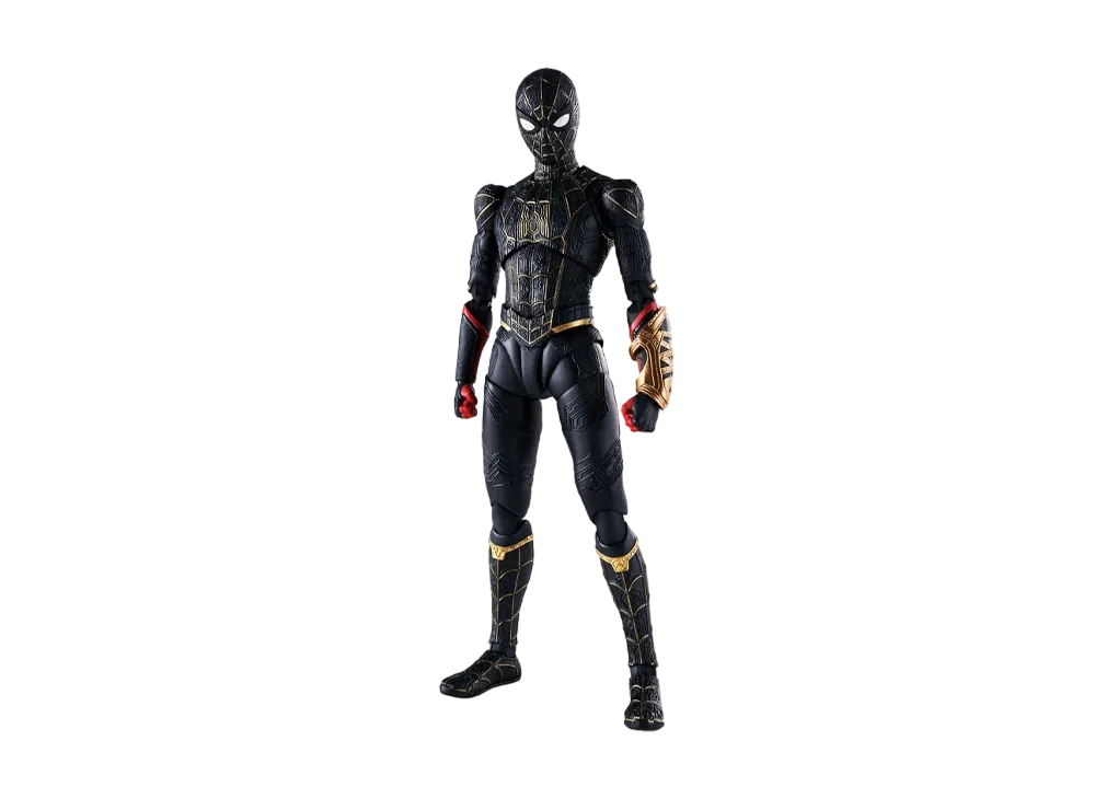 BANDAI "S.H.Figuarts" -SPIDER-MAN: No Way Home- Spider-Man [Black & Gold Suit] (SPIDER-MAN: No Way Home)