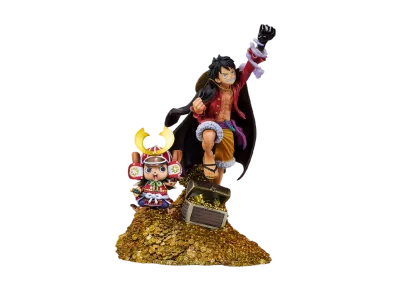 BANDAI "FiguartsZERO" -One Piece- MONKEY.D.LUFFY - WT100 Memorial Oda Eiichiro exclusive illustration DAIKAIZOKU HYAKKEI-