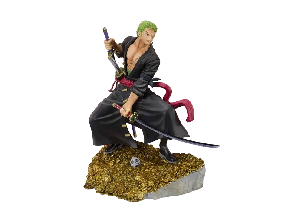 BANDAI "FiguartsZERO" -One Piece- RORONOA.ZORO -WT100 Eiichiro Oda Original Illustration-