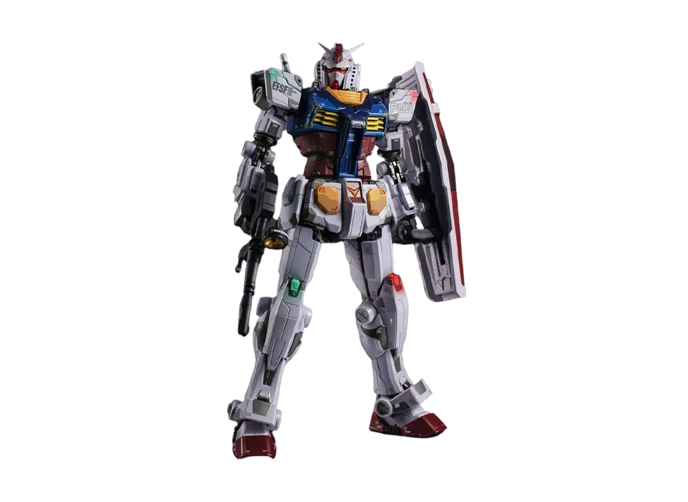 BANDAI "CHOGOKIN" -Gundam- CHOGOKINxGUNDAM FACTORY YOKOHAMA RX-78F00 GUNDAM-Night illuminated ver.-