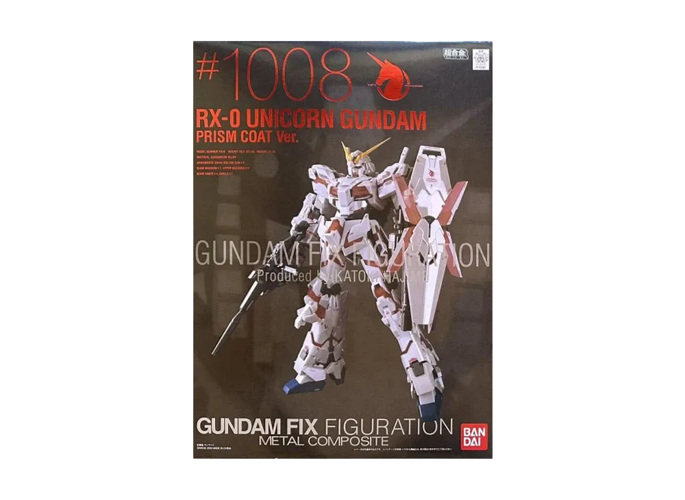 BANDAI "GUNDAM FIX FIGURATION METAL COMPOSITE" -Mobile Suit Gundam Unicorn- Unicorn Gundam prism Court