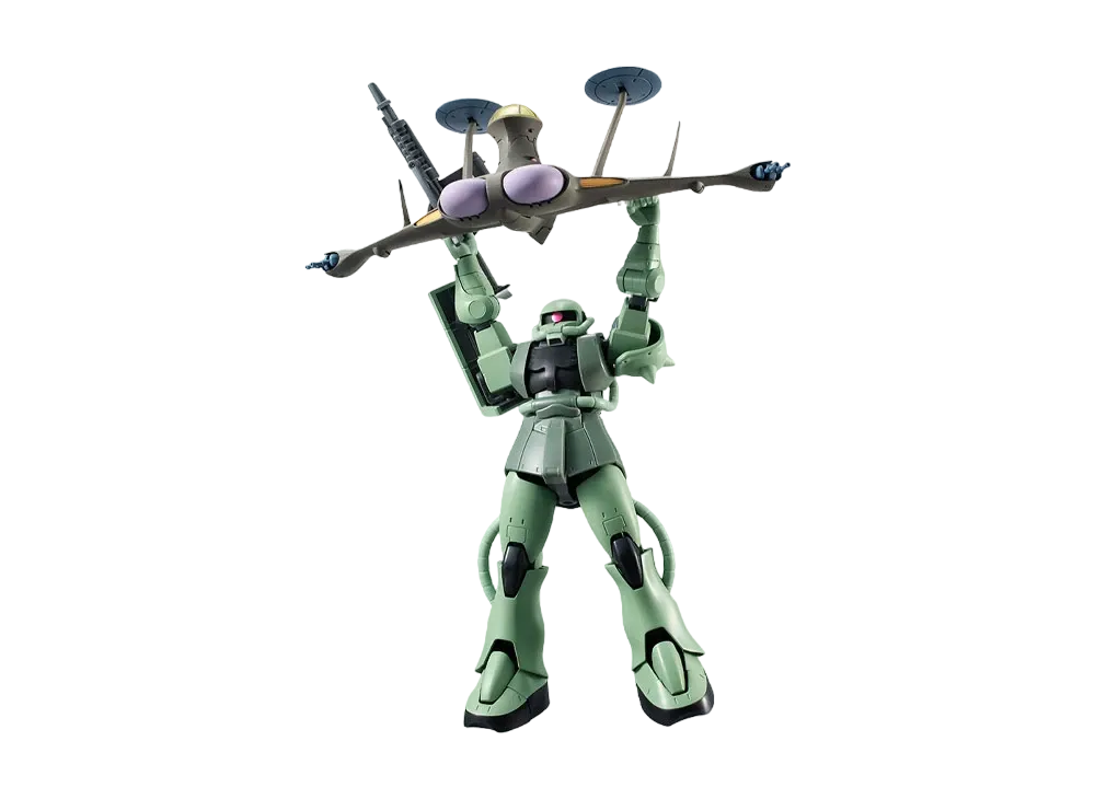 BANDAI "THE ROBOT SPIRITS" -Mobile Suit Gundam- <SIDE MS> ZAKU II AND ZEON's RECONNAISSANCE AIRCRAFT SET ver. A.N.I.M.E.