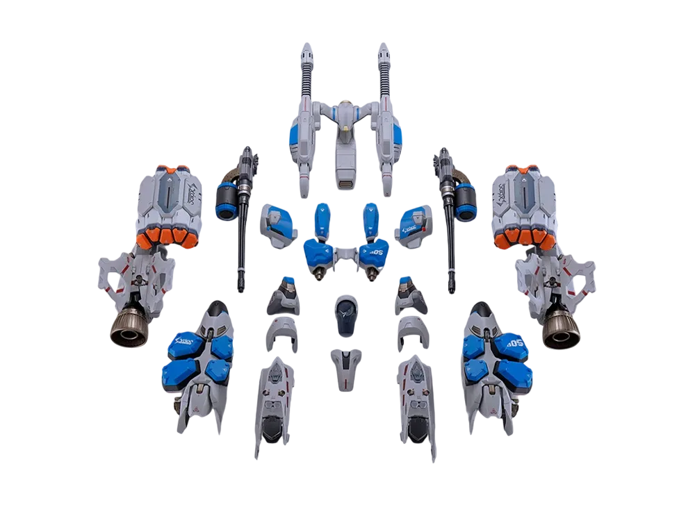 BANDAI "DX CHOGOKIN" -Macross Delta Movie: Absolute Live!!!!!!- ARMORED PARTS SET FOR VF-31AX KAIROS-PLUS[HAYATE IMMELMANN USE]