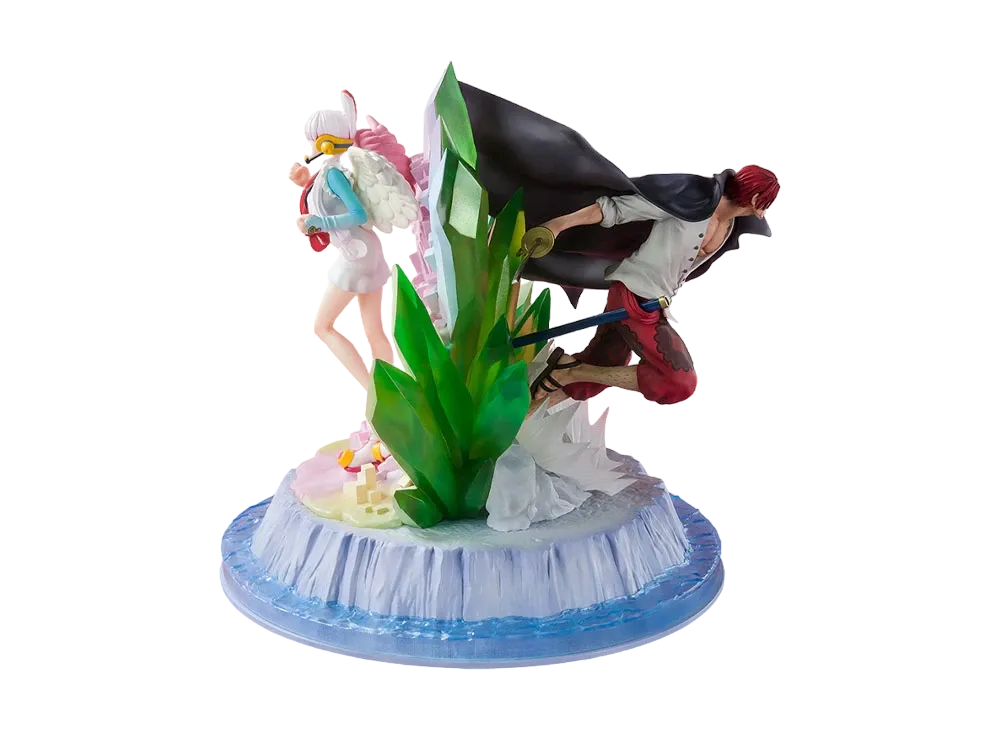 BANDAI "FiguartsZERO" -One Piece Film: Red- [EXTRA BATTLE] SHANKS and UTA -ONE PIECE FILM RED Ver.-