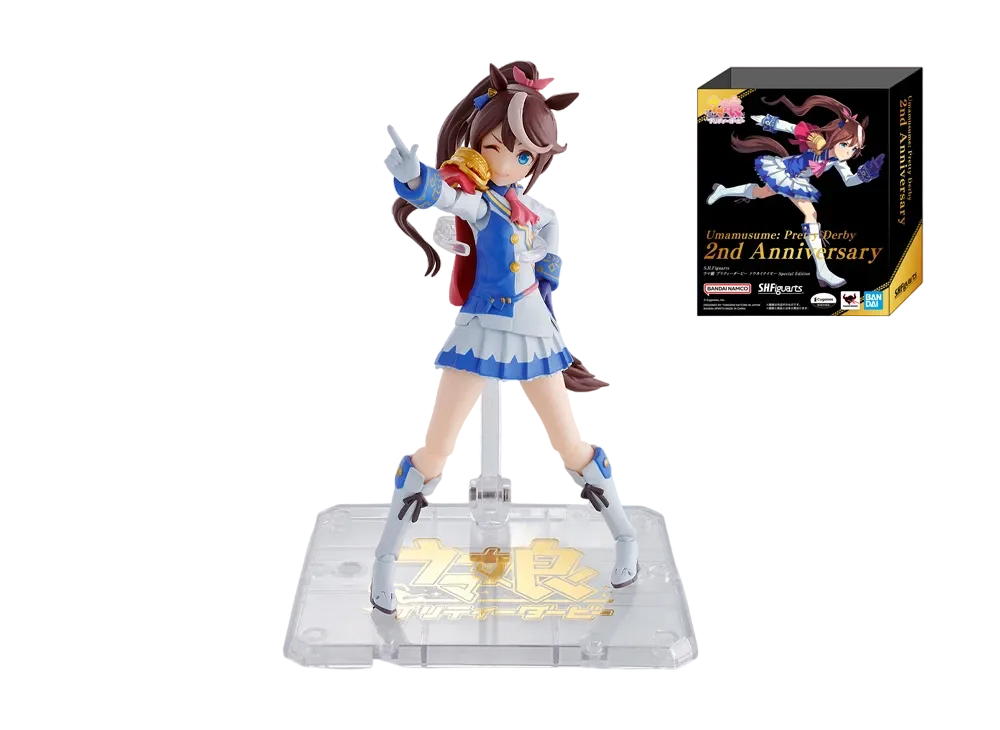 BANDAI "S.H.Figuarts" -Umamusume: Pretty Derby- UMAMUSUME: PRETTY DERBY Tokai Teio Special Edition [with 2nd Anniversary sleeve]