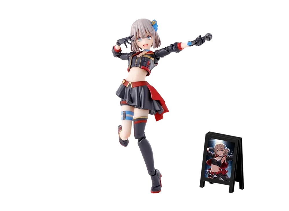 BANDAI "S.H.Figuarts" -The Idolmaster- ASAHI SERIZAWA [with Asobi Store Original Clip Stand]