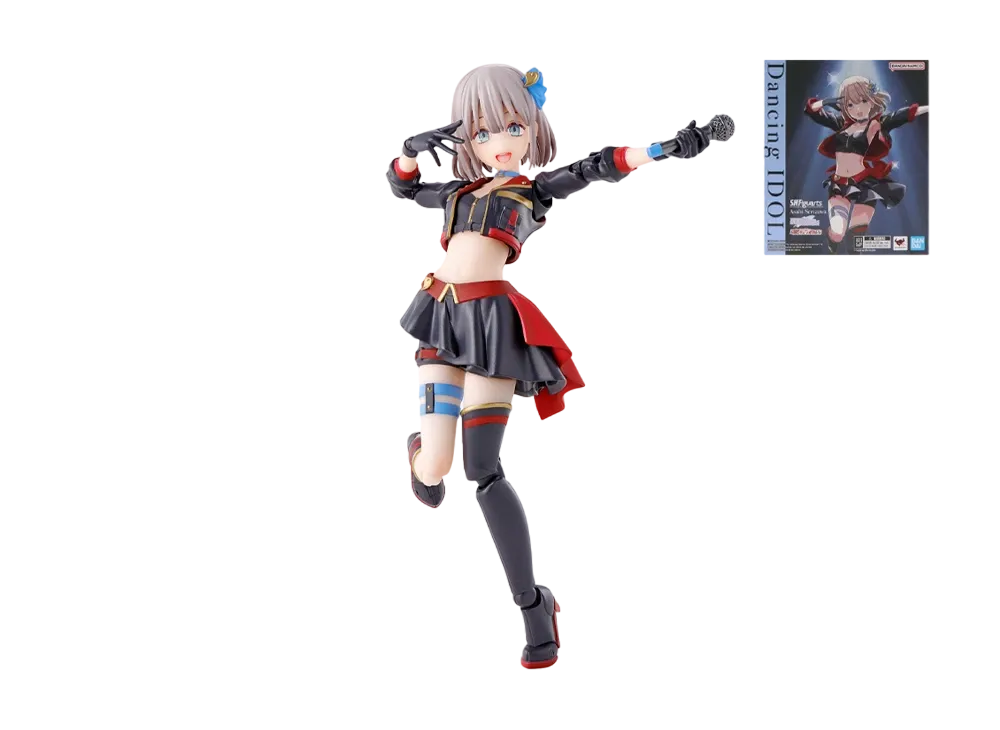 BANDAI "S.H.Figuarts" -The Idolmaster- ASAHI SERIZAWA [with Tamashii Web Shop Original Sleeve]