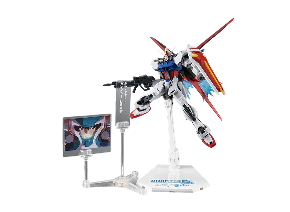 BANDAI "THE ROBOT SPIRITS" -Mobile Suit Gundam SEED- <SIDE MS> GAT-X 105+AQM/E-X01 AILE STRIKE GUNDAM ver. A.N.I.M.E. ~THE ROBOT SPIRITS 15th ANNIVERSARY~