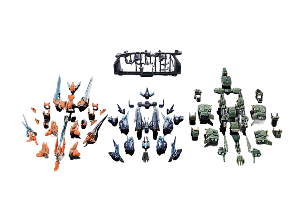 BANDAI "CHOGOKIN" -Zoids- CHANGING ARMOR SET FOR RZ-041 LIGER ZERO