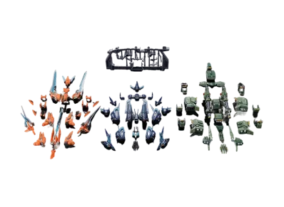 BANDAI "CHOGOKIN" -Zoids- CHANGING ARMOR SET FOR RZ-041 LIGER ZERO