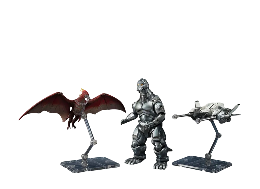 BANDAI "S.H.MonsterArts" -Godzilla vs Mechagodzilla- Mechagodzilla (1993) & Garuda & Fire Radon Makuhari Decisive Battle Ver.