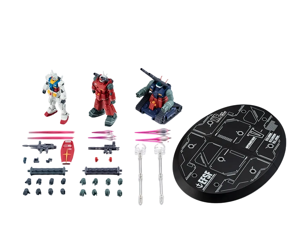 BANDAI "THE ROBOT SPIRITS" -Mobile Suit Gundam- <SIDE MS> White Base Corps MS Set ver. A.N.I.M.E.