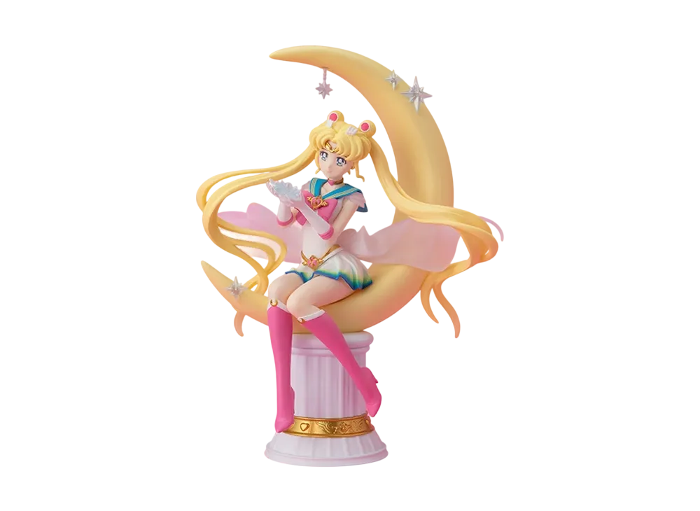 BANDAI "Figuarts Zero chouette" -Sailor Moon series- Super Sailor Moon -Bright Moon & Legendary Silver Crystal-[Special Color Edition]