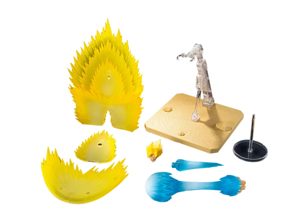 BANDAI "S.H.Figuarts" -Dragon Ball Z- SUPER SAIYAN SON GOKU'S EFECT PARTS SET-TELEPORT KAMEHAMEHA-