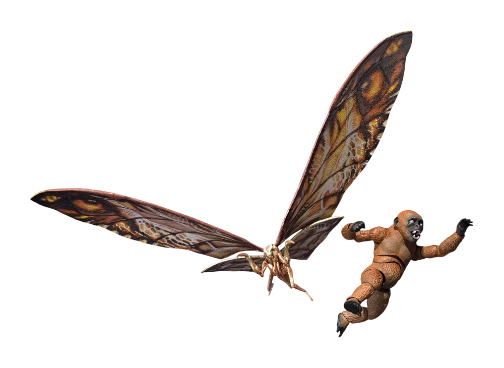 BANDAI "S.H.MonsterArts" -GODZILLA x KONG: THE NEW EMPIRE- SUKO & MOTHRA [2024] FROM GODZILLA x KONG: THE NEW EMPIRE