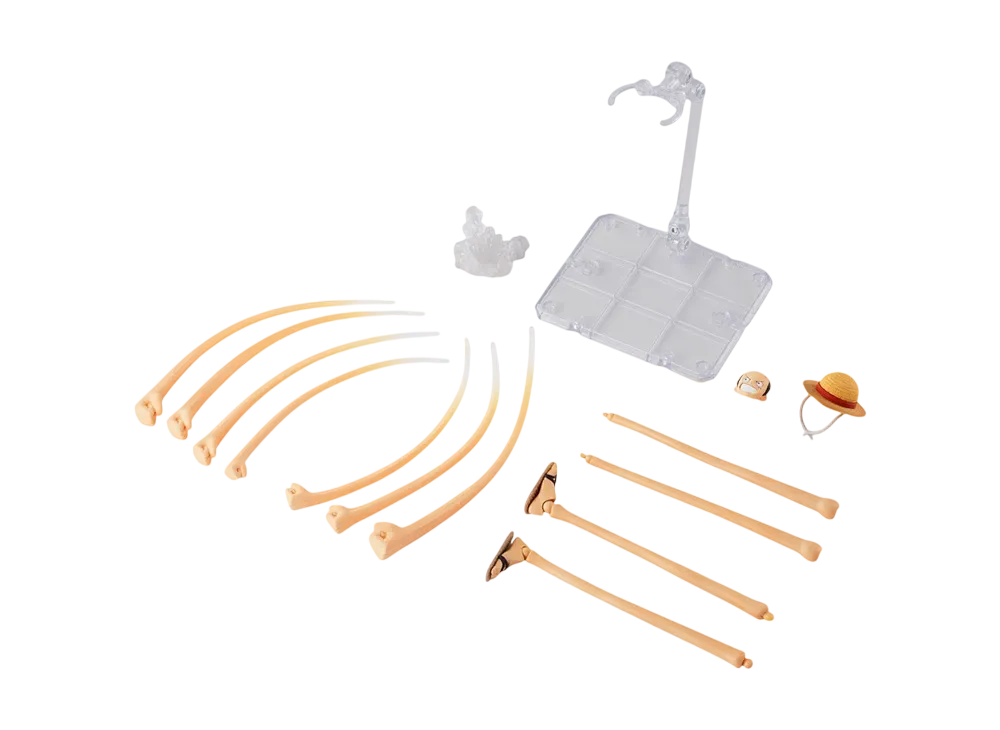 BANDAI "S.H.Figuarts" -One Piece- MONKEY.D.LUFFY -ROMANCE DAWN- Gum-Gum OPTION PARTS SET