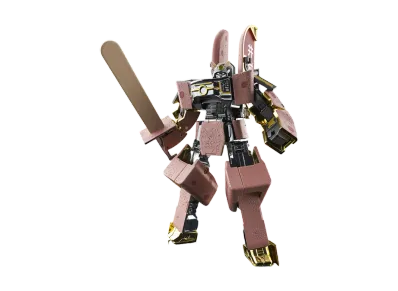 BANDAI "CHOGOKIN" AZUKI BAR ROBOT