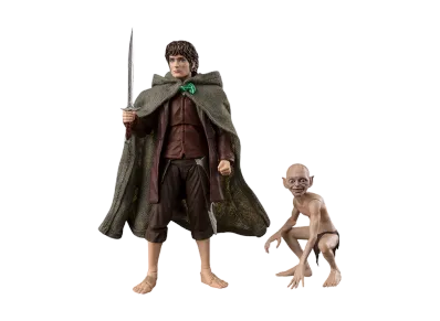 BANDAI "S.H.Figuarts" -The Lord of the Rings- Frodo Baggins & Gollum (The Lord of the Rings: The Fellowship of the Ring)