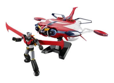 BANDAI "THE ROBOT SPIRITS" -Grendizer U- <SIDE SUPER> SPAZER & MAZINGER Z from GRENDIZER U
