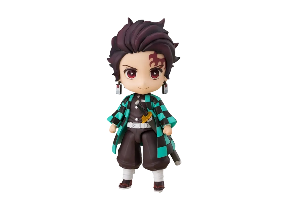 BANDAI "Figuarts mini" -Demon Slayer: Kimetsu no Yaiba- TANJIRO KAMADO (NICHIRIN SWORD with RENGOKU'S HANDGUARD)