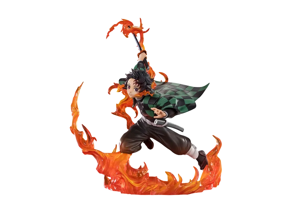 BANDAI "FiguartsZERO" -Demon Slayer: Kimetsu no Yaiba- TANJIRO KAMADO KYOJURO RENGOKU'S SWORD GUARD ver.