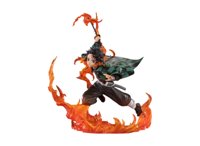 BANDAI "FiguartsZERO" -Demon Slayer: Kimetsu no Yaiba- TANJIRO KAMADO KYOJURO RENGOKU'S SWORD GUARD ver.