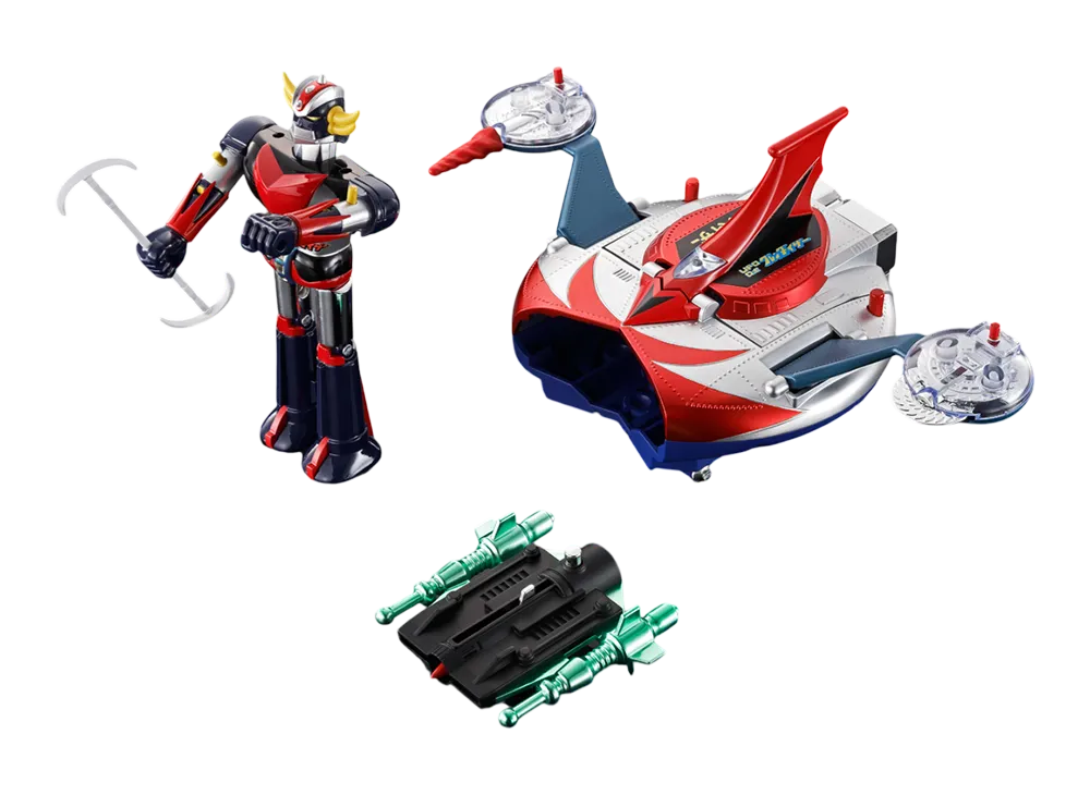 BANDAI "CHOGOKIN" -UFO ROBO GRENDIZER- DELUXE GRENDIZER & UFO SPAZER