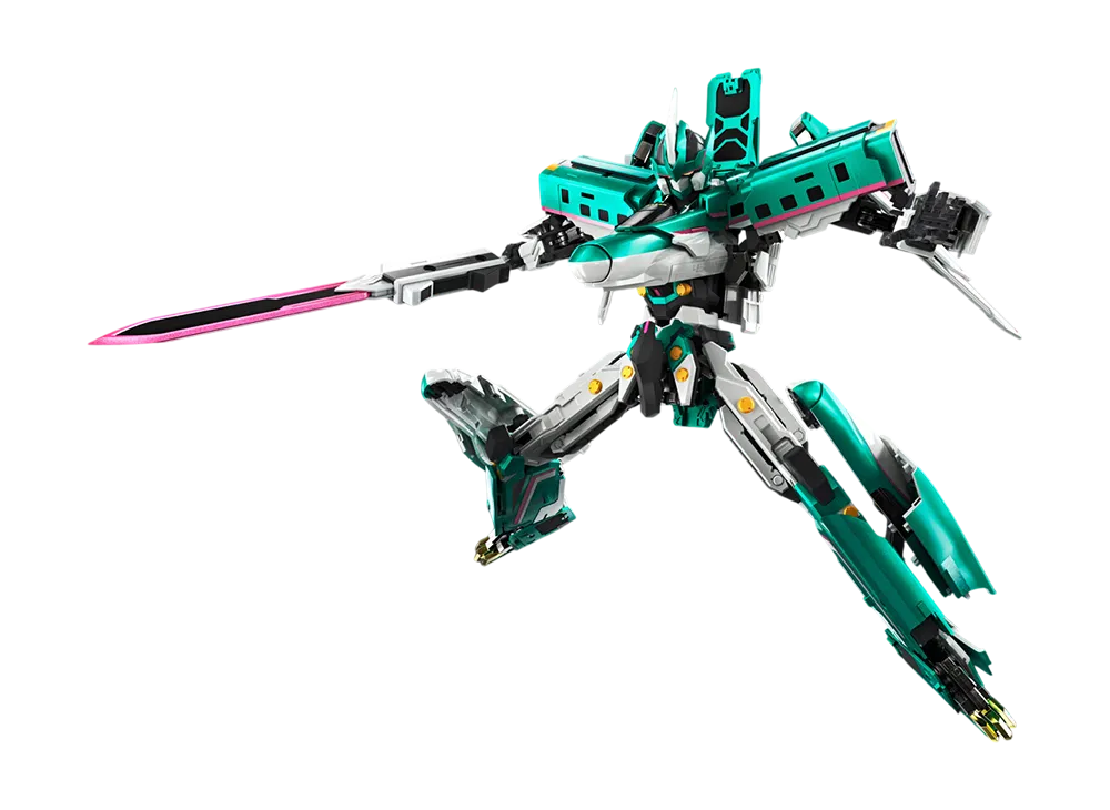 BANDAI "SOUL OF CHOGOKIN" -Shinkansen Transforming Robot Shinkalion- GX-115 SHINKALION E5 HAYABUSA