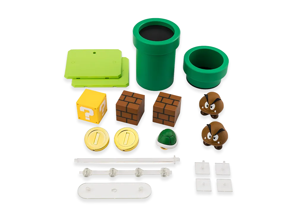 BANDAI "S.H.Figuarts" -Super Mario Brothers- SUPER MARIO PLAYSET (SUPER MARIO)