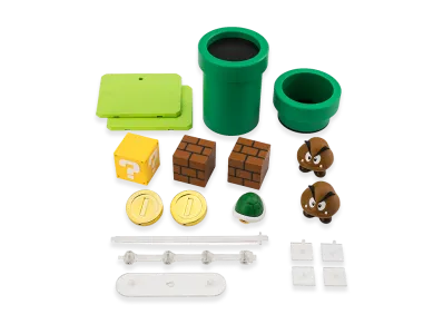 BANDAI "S.H.Figuarts" -Super Mario Brothers- SUPER MARIO PLAYSET (SUPER MARIO)
