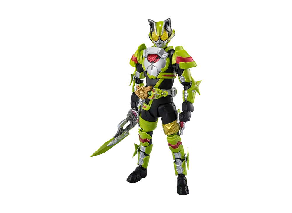 BANDAI "S.H.Figuarts" -Kamen Rider Geats- KAMEN RIDER TYCOON FEVER NINJA FORM & KEKERA (KAERU NO OKIMONO) SET