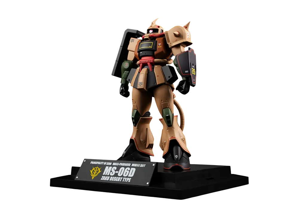 BANDAI "THE ROBOT SPIRITS" -Mobile Suit Gundam- <SIDE MS> MS-06D ZAKU DESERT TYPE ver. A.N.I.M.E. -MS MUSEUM-