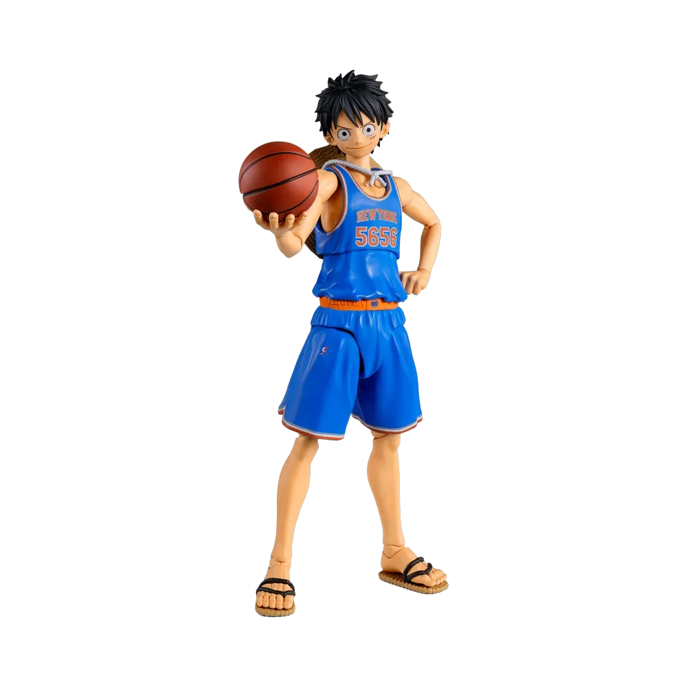 BANDAI "S.H.Figuarts" -ONE PIECE- ONE PIECE x NBA MONKEY.D.LUFFY-NEW YORK KNICKS ver.-