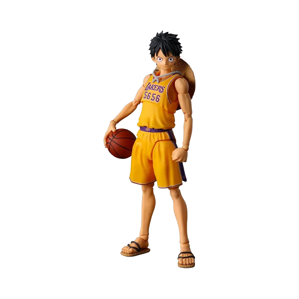 BANDAI "S.H.Figuarts" -ONE PIECE- ONE PIECE×NBA MONKEY.D.LUFFY-LOS ANGELES LAKERS ver.-