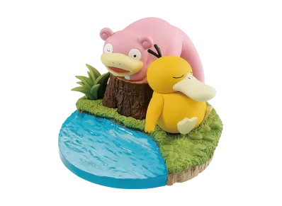 BANPRESTO "KUTSUROGI TIME" -Pokemon- Kodak & Slowpoke Figures