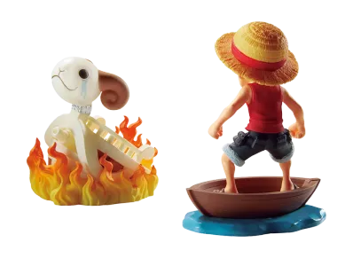 BANPRESTO "World Coletable Figure Log Stories" -ONE PIECE- Monkey D. Luffy & Going Merry