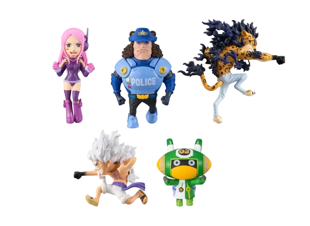 BANPRESTO "World Coletable Figure" -ONE PIECE- -Egghead 3- Complete 5 Piece Set