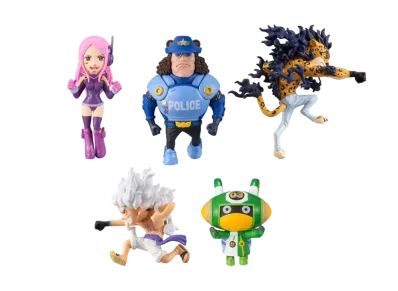 BANPRESTO "World Coletable Figure" -ONE PIECE- -Egghead 3- Complete 5 Piece Set