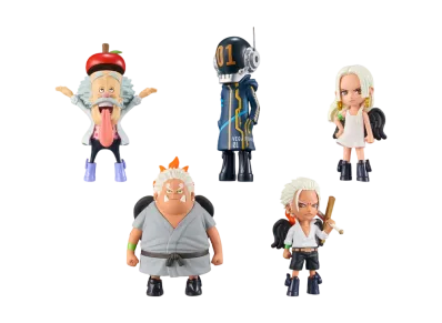 BANPRESTO "World Coletable Figure" -ONE PIECE- Egghead 4 Complete 5 Piece Set