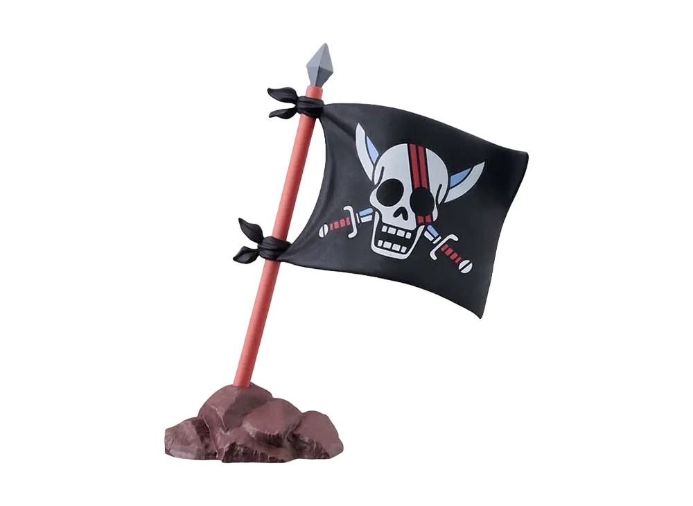 BANPRESTO "World Coletable Figure" -ONE PIECE- -Elbaf- Red Hair Pirates Flag