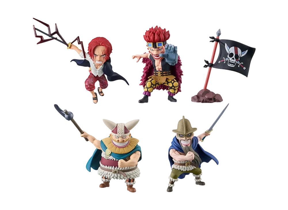 BANPRESTO "World Coletable Figure" -ONE PIECE- -Elbaf- Complete 5 Piece Set