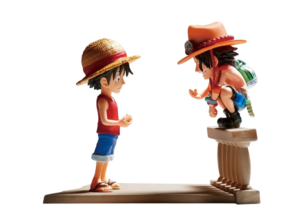 BANPRESTO "World Coletable Figure" -ONE PIECE- Log Stories Monkey D. Luffy & Port Gas D. Ace