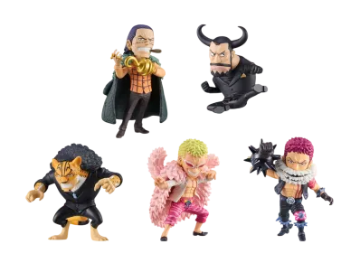BANPRESTO "World Coletable Figure" -ONE PIECE- Rival Complete 5 Piece Set