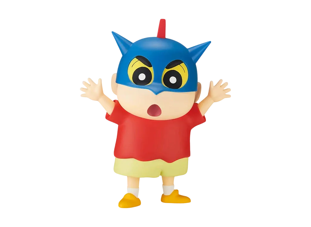 BANPRESTO "BIG SOFVIMATES" -Crayon Shin-chan- Shinnosuke Nohara (Action Kamen Helmet Ver.)