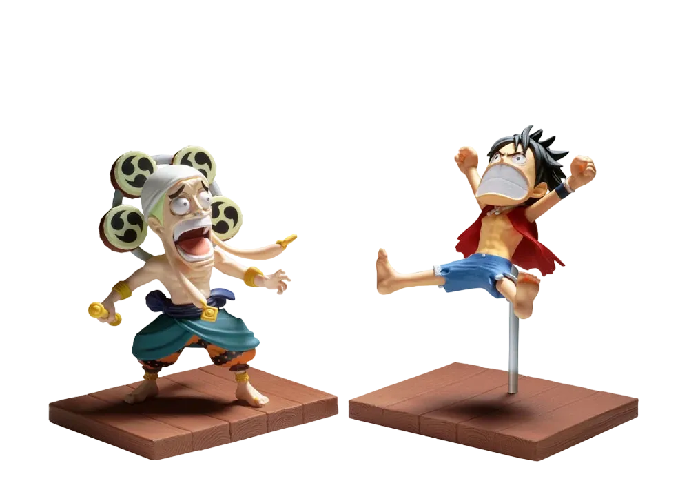 BANPRESTO "World Coletable Figure Log Stories" -ONE PIECE- Monkey D. Luffy & Enel