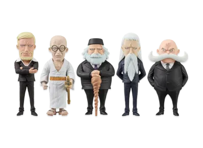 BANPRESTO "World Coletable Figure" -ONE PIECE- Five Elder Stars, Set Of 5