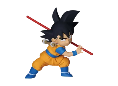 BANPRESTO -DRAGON BALL DAIMA- Son Goku (Mini) Figure With Panel