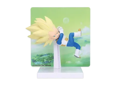 BANPRESTO "Figure with Panel" -DRAGON BALL DAIMA- Super Saiyan 3 Vegeta (Mini)