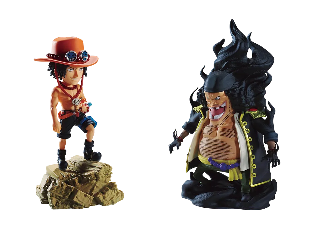 バンプレスト ワールドコレクタブルフィギュア ログストーリーズ ワンピース ポートガス・D・エースVSマーシャル・D・ティーチ
